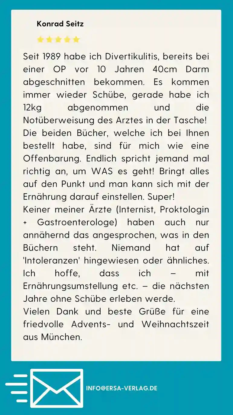 Es gibt Hinweise, dass wiederkehrende Entzündungen das Risiko für Darmkrebs erhöhen können, insbesondere wenn die Divertikulitis chronisch wird.